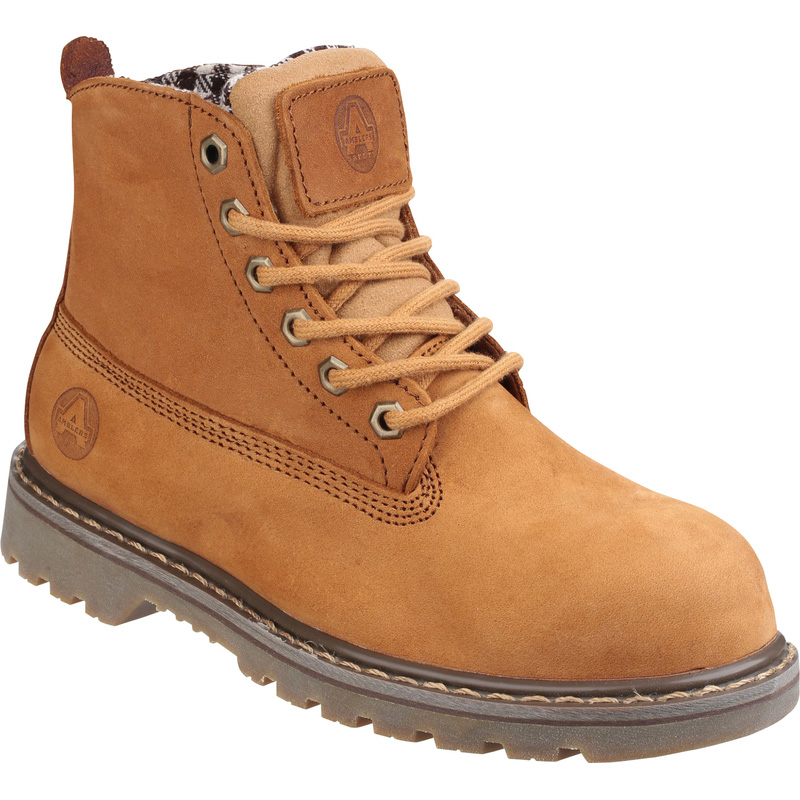 Amblers Safety Women's Fs103 Safety Boots Tobacco In Rubber Brown Size 7