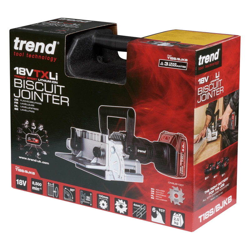 Trend T18S/BJK 18V Cordless Biscuit Jointer Body Only Toolstation