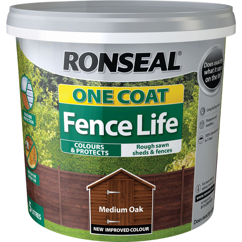 Ronseal One Coat Fence Life 5L