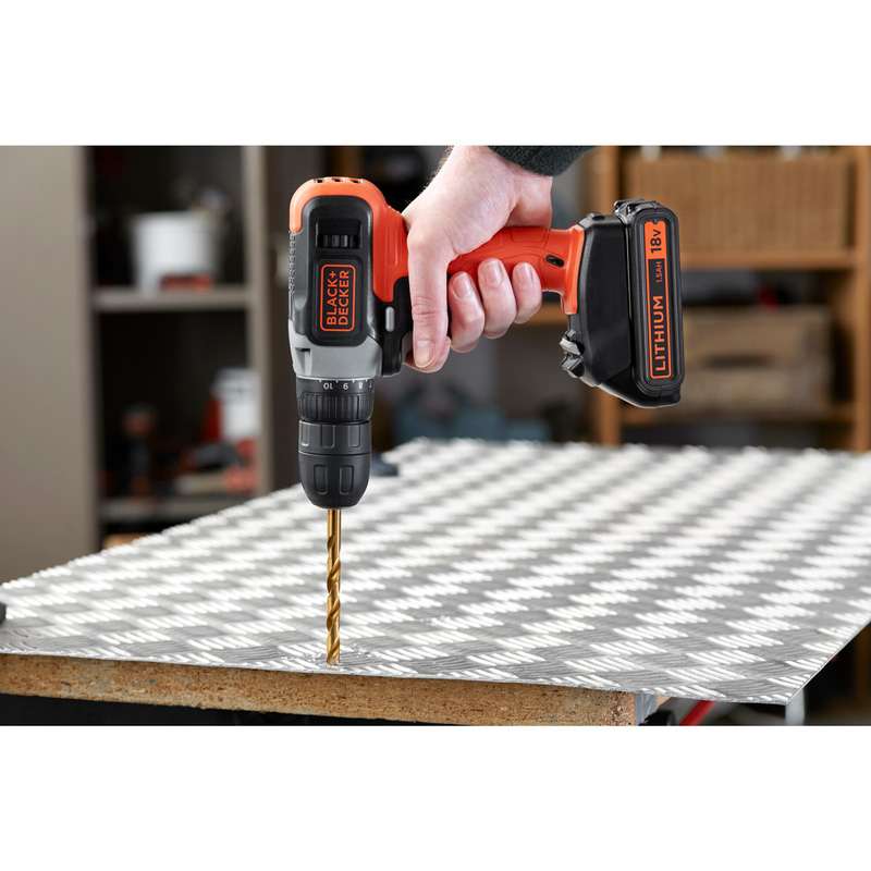 Black & Decker 18V Drill Driver 1 x 1.5Ah Toolstation