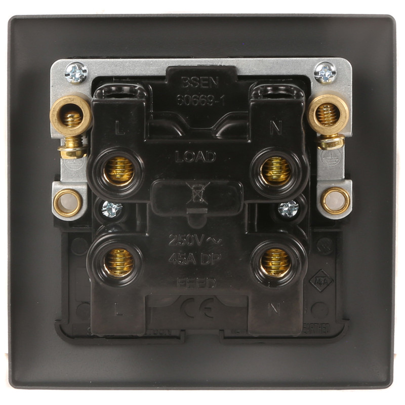 Power Pro Anthracite 45A DP Switch