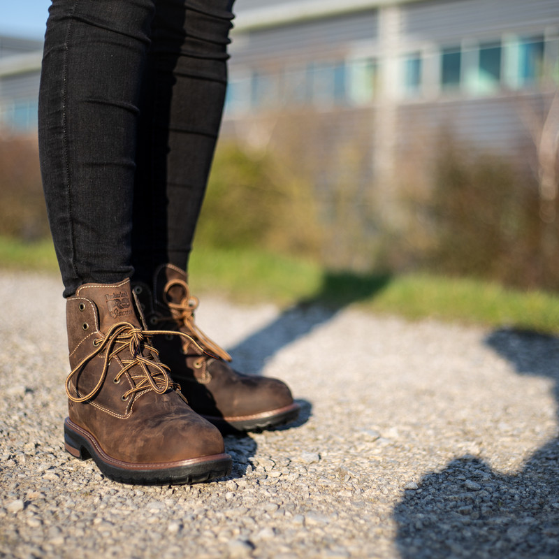 vibram leather work boots