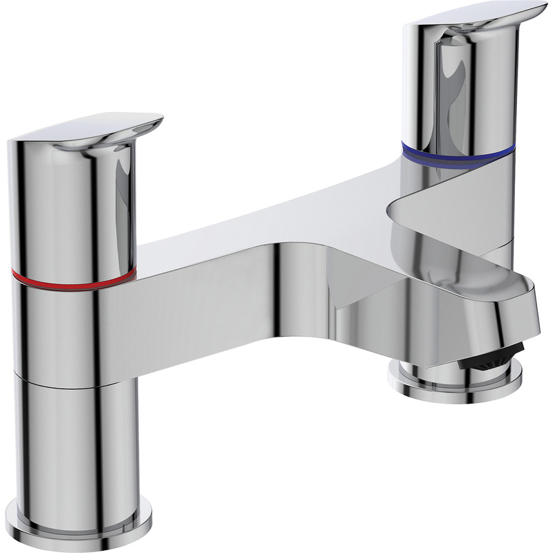 Ideal Standard Ceraflex Taps Bath Filler In Chrome Brass