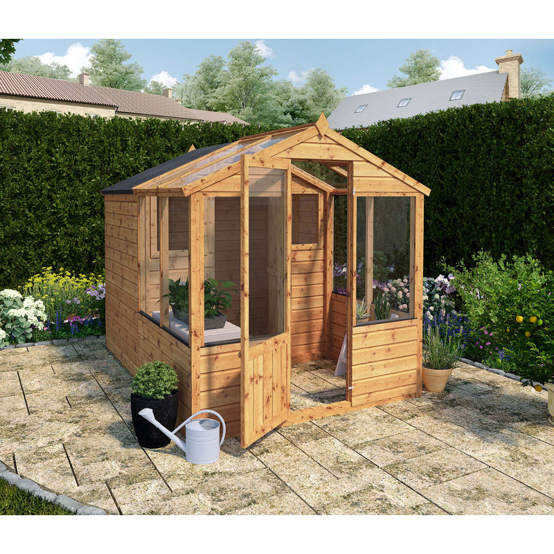 Mercia Traditional Apex Greenhouse Combi Shed
