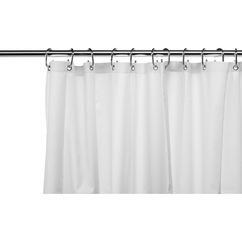 Croydex Plain Textile Shower Curtain
