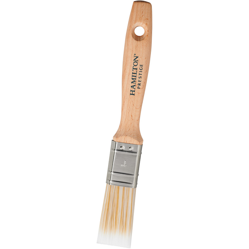 Hamilton Prestige Synthetic Paintbrush 1" In Steel Brown