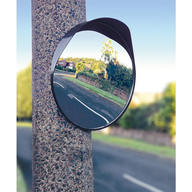 Sumex Driveway Garage Safety 30cm Convex Blind Spot Mirror to Improve Visibility 