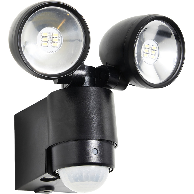 Zinc Sirocco LED PIR Spotlight IP44
