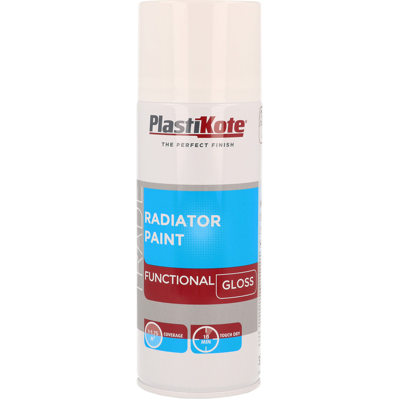 Plastikote Radiator Paint Spray Paint 400ml