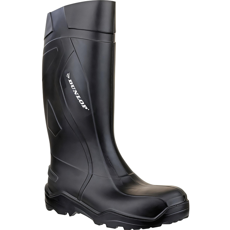 Dunlop Purofort Plus C72041 Safety Wellington in Black, Size 6 Steel