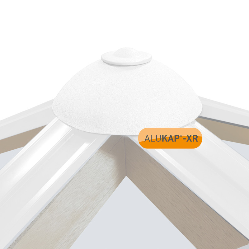 AlukapXR Radius End Cap White