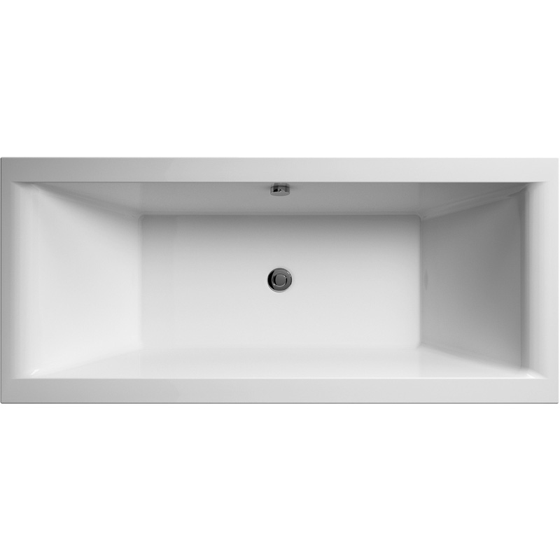 Nuie Asselby Double Ended Bath 1700Mm X 700Mm In Acrylic White 161L