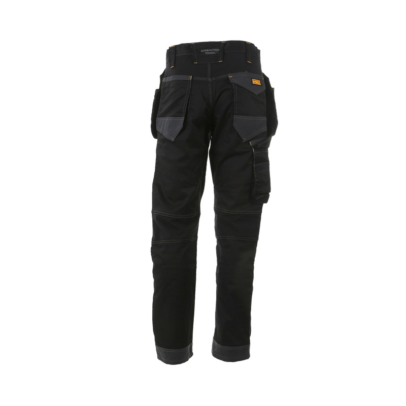 DeWalt Harrison Pro Stretch Holster Pocket Trousers Black/Grey 40 DeWalt Harrison Pro Stretch Holster Pocket Trousers Black/Grey 40