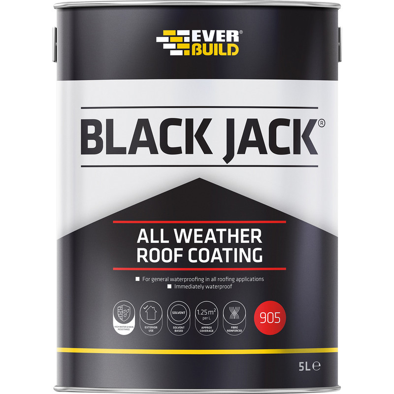 Everbuild Black Jack All Weather Roof Coat