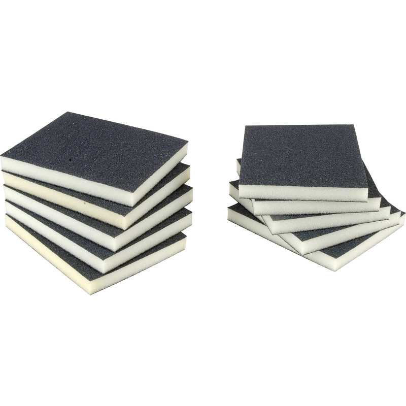 Abrasive Sanding Foam Sponge Block Pad Dry And Wet Various Grades Mixed Choose 