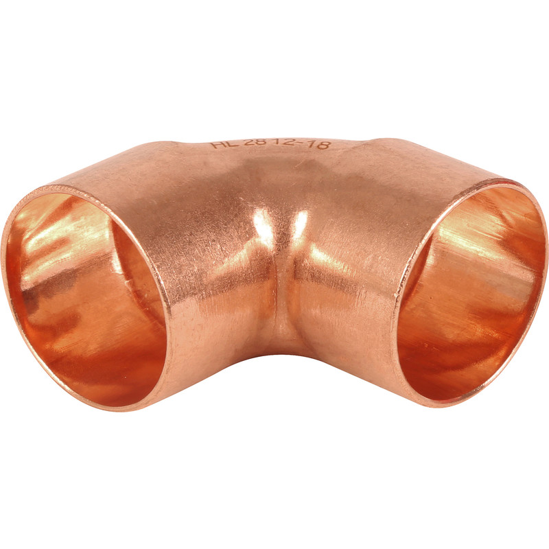 10 x Copper End Feed Elbow 90° 15mm F x F Fitting Plumbing Joining Pipe Water 
