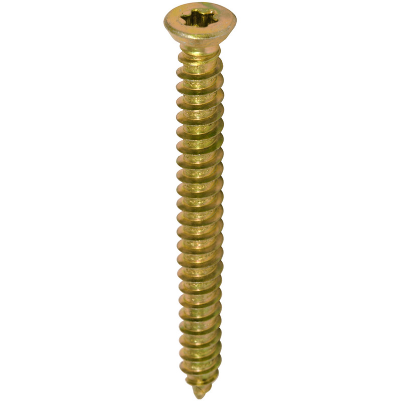 Pack of 30 7.5 x 122mm Concrete Frame Screws Direct Masonary Frame Fixing spax