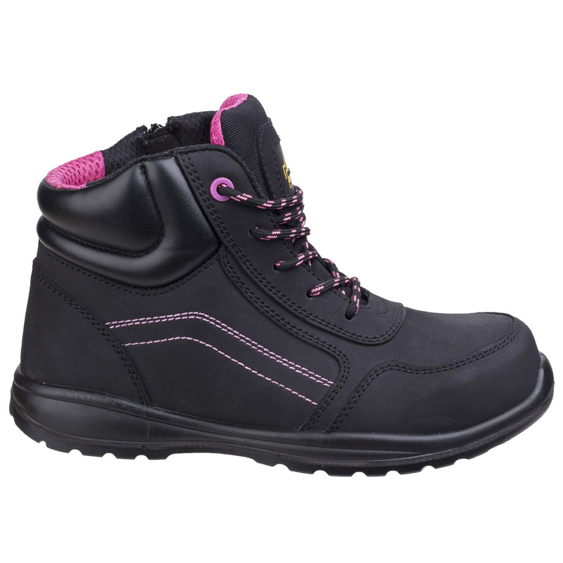 Amblers Safety AS601 Lydia Safety Boots With Side Zip Black Size 6 ...