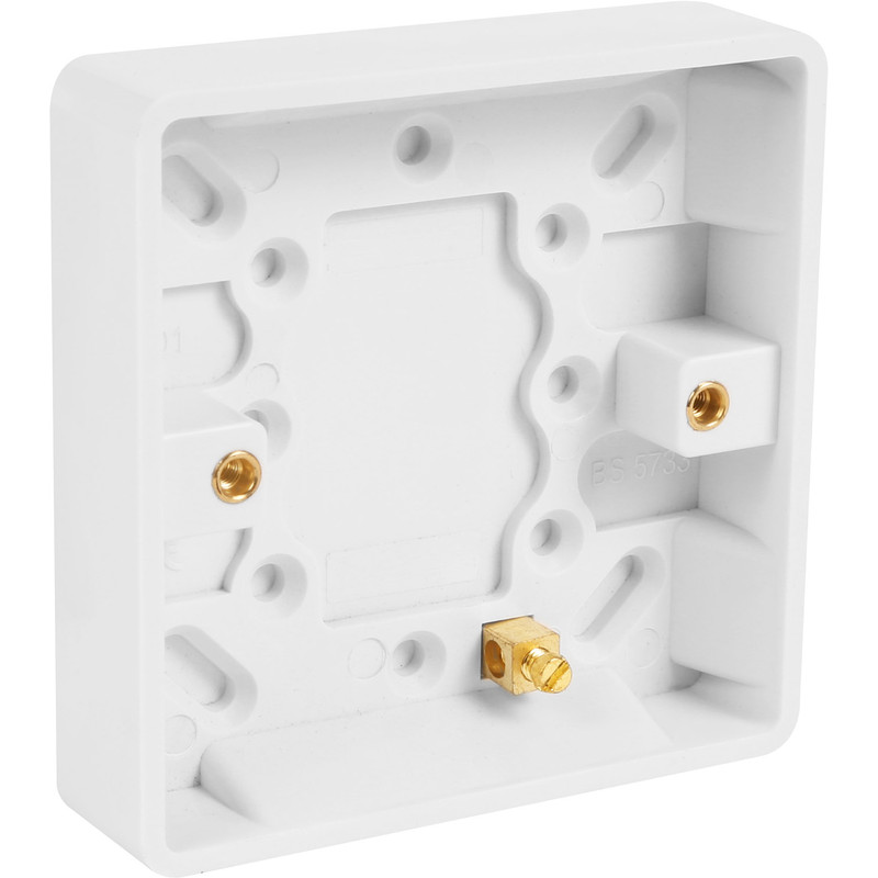 Wessex White Moulded Surface Box