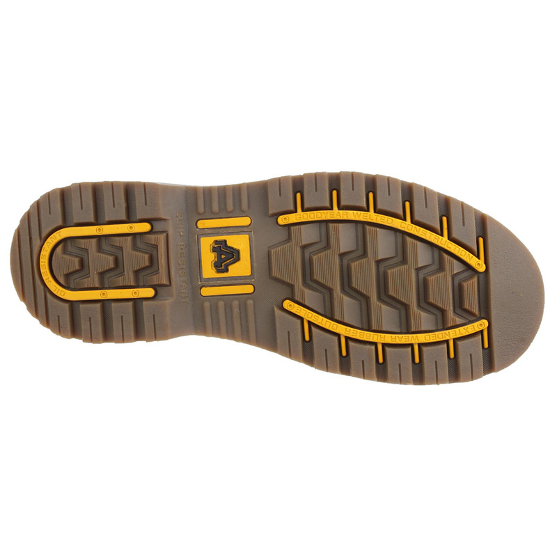 Amblers Safety Sicherheitsstiefel – Mit Stahlkappe, Wasserdicht, Rutschfest SRC, Größe 39 EU / 6 UK
