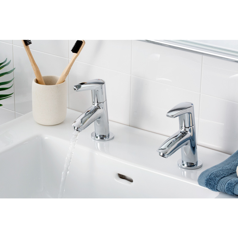 Bristan Orta Taps Basin Pillar Toolstation