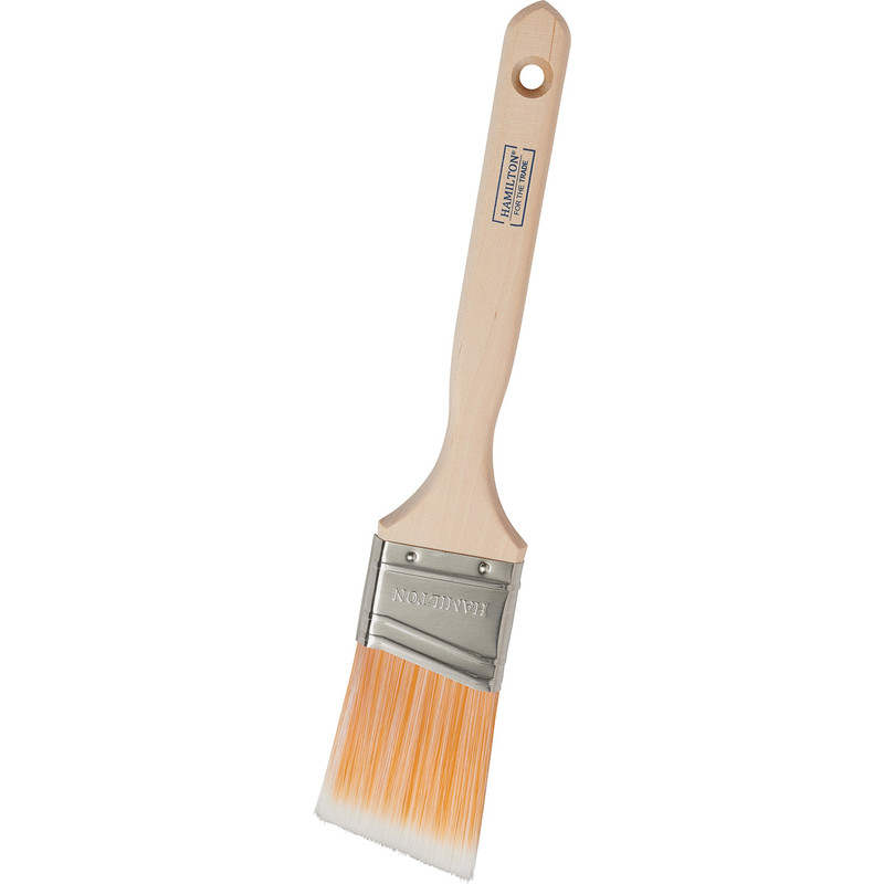 Hamilton For The Trade Synthetic Long Handled Angled Paintbrush