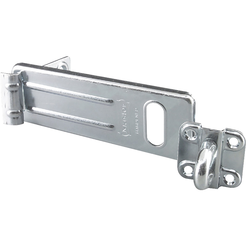 HASP AND STAPLE Gate Door Shed Latch Lock For Padlock 75-150mm 