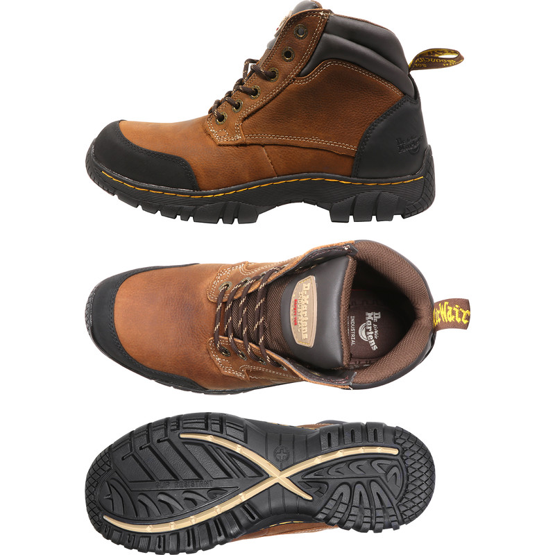 Dr Martens Riverton Safety Boots Brown 