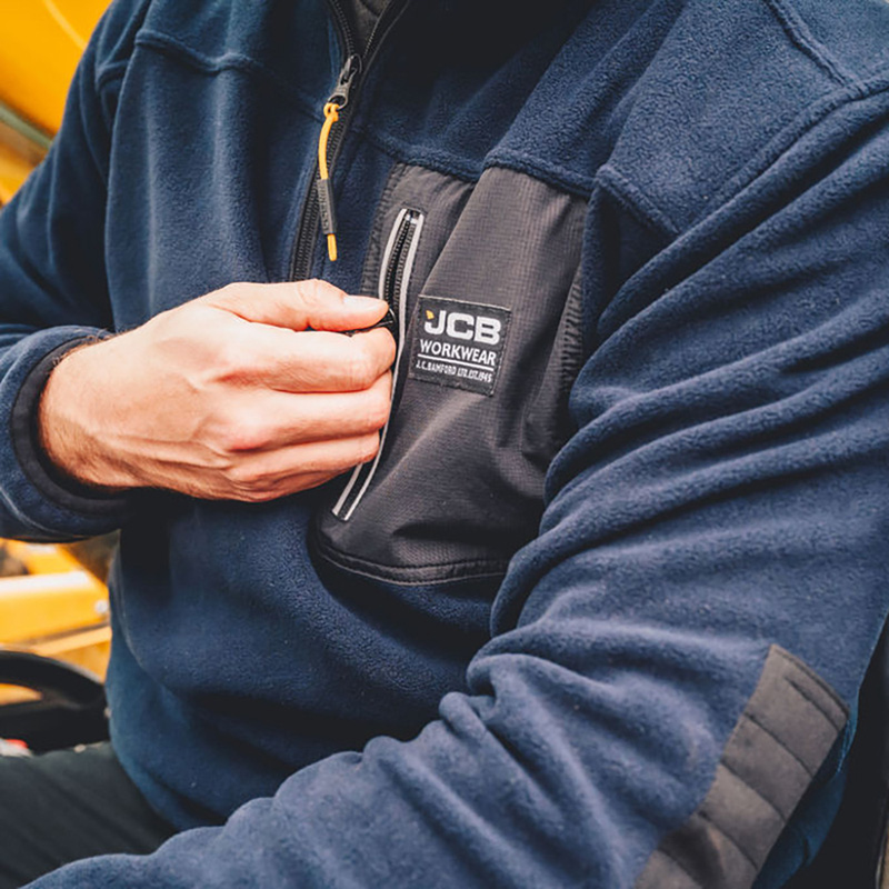 JCB Trade Heavyweight 1/4 Zip Fleece