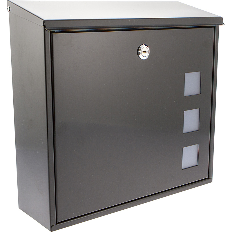 Burg-Wachter Aire Post Box Black | Toolstation