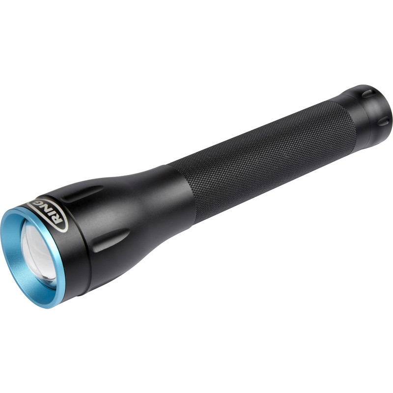 Ring LED Zoom Rechargeable Torch