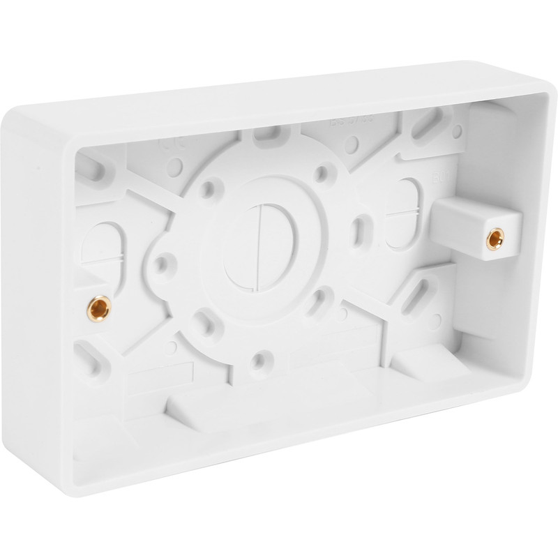 Wessex White Moulded Surface Box