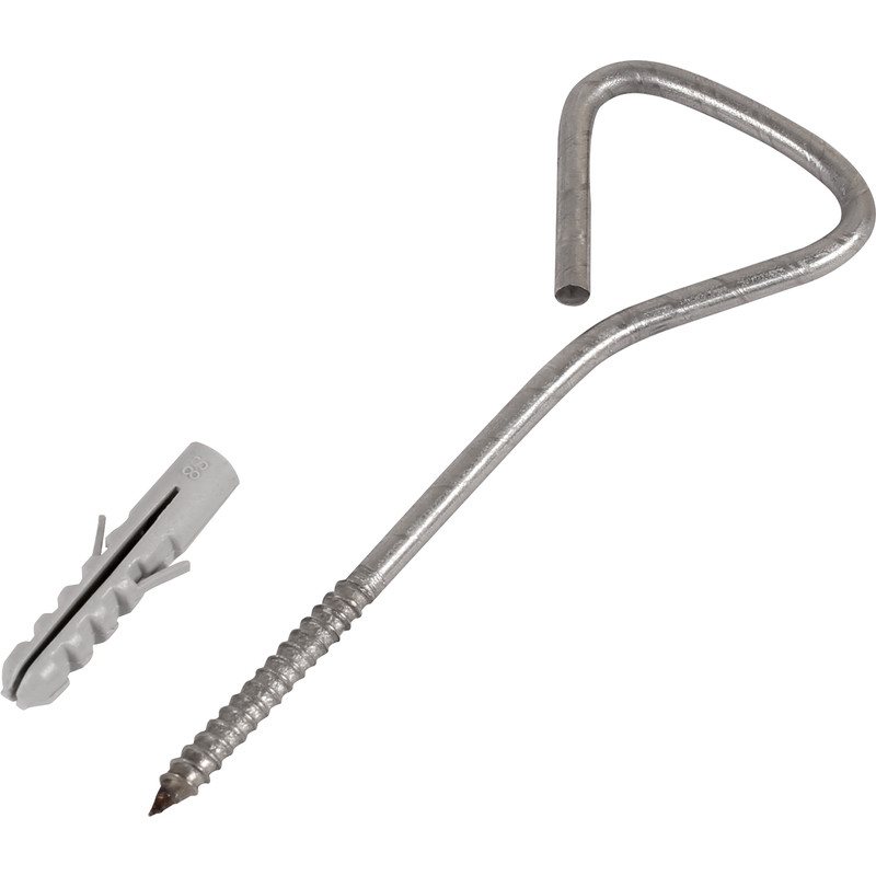 Stainless Steel Screw-In Wallstarter Tie