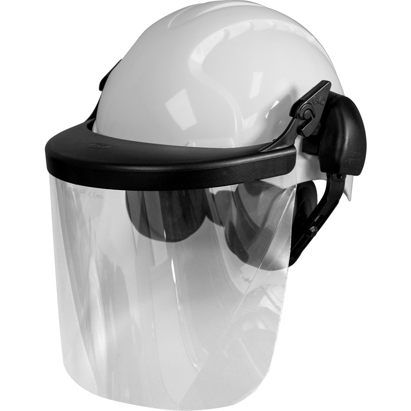 JSP EVO3 Machinery Helmet with Ear Defenders & Visor
