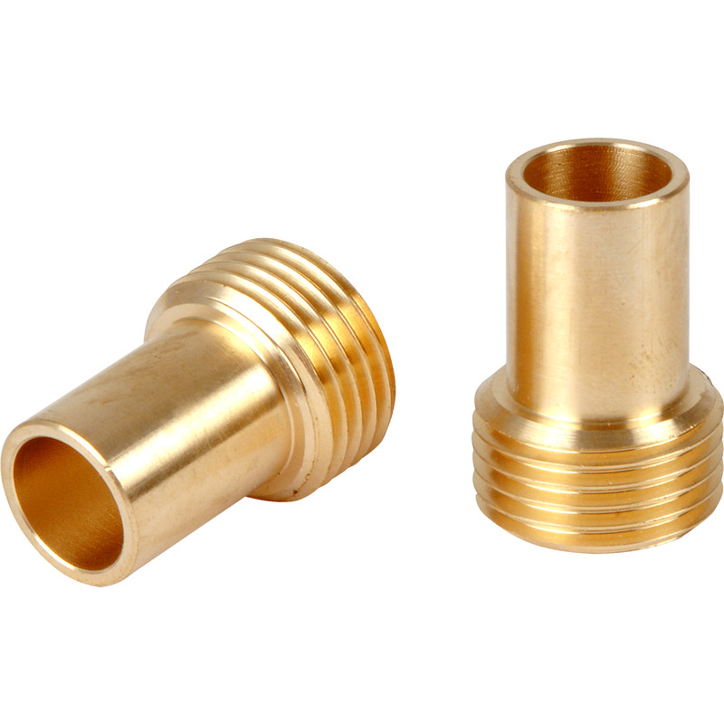 15mm x 3/8" Flexi Tail Adapter for Taps & Toilets with Built in Isolating Valve 