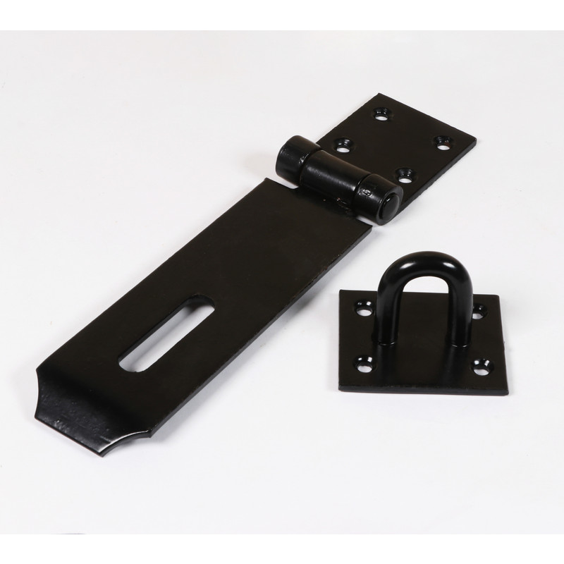 Securit S1452 Safety Hasp & Staple Lgh Black 100mm 