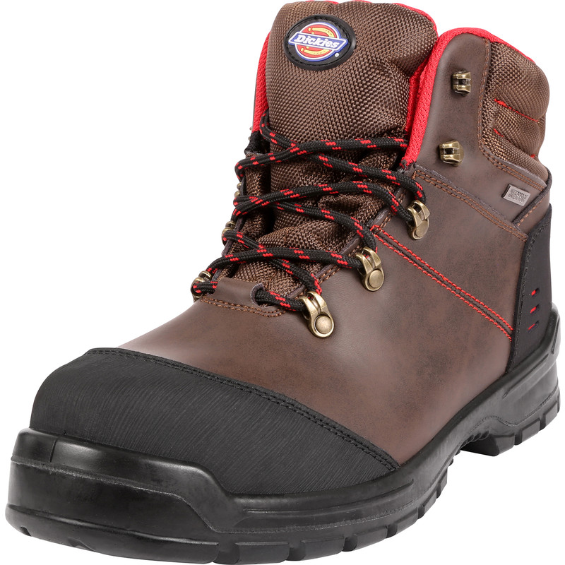 Sizes 6-12 Dickies Cameron Safety Work Boots Brown Men's Shoes 