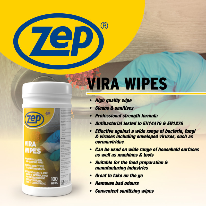 Zep Vira Wipes