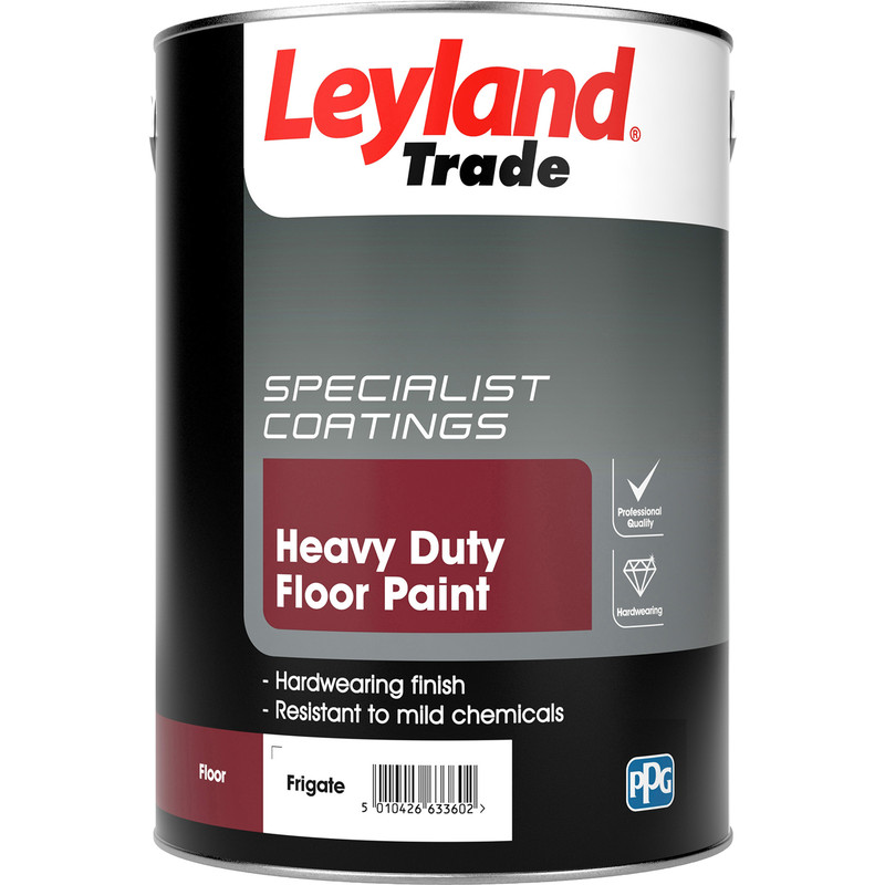 Leyland Trade Floor Paint 5L Frigate | Toolstation