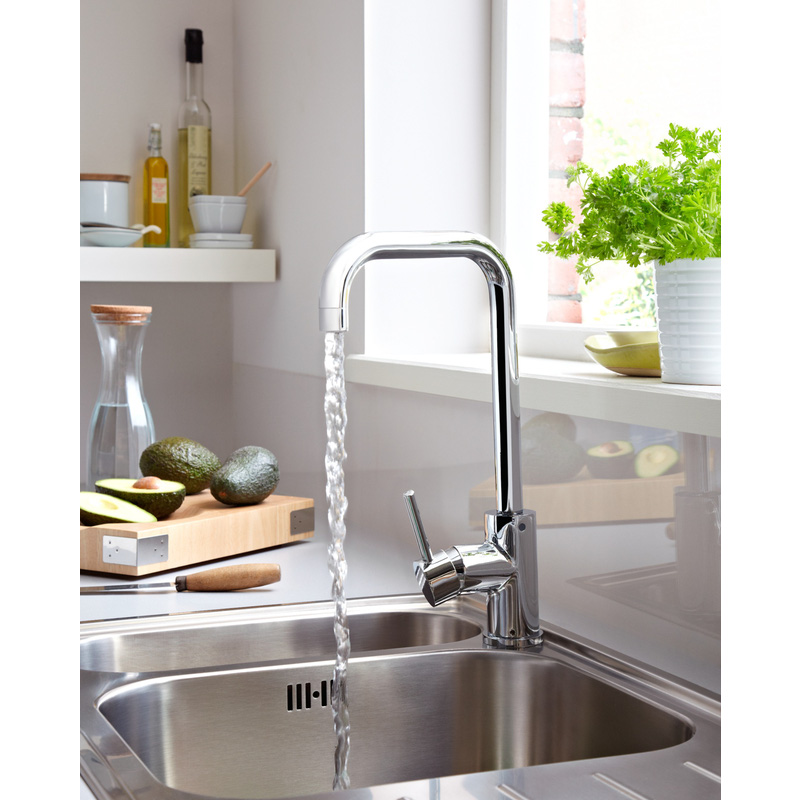 Bristan Lemon Mono Mixer Kitchen Tap Chrome Toolstation
