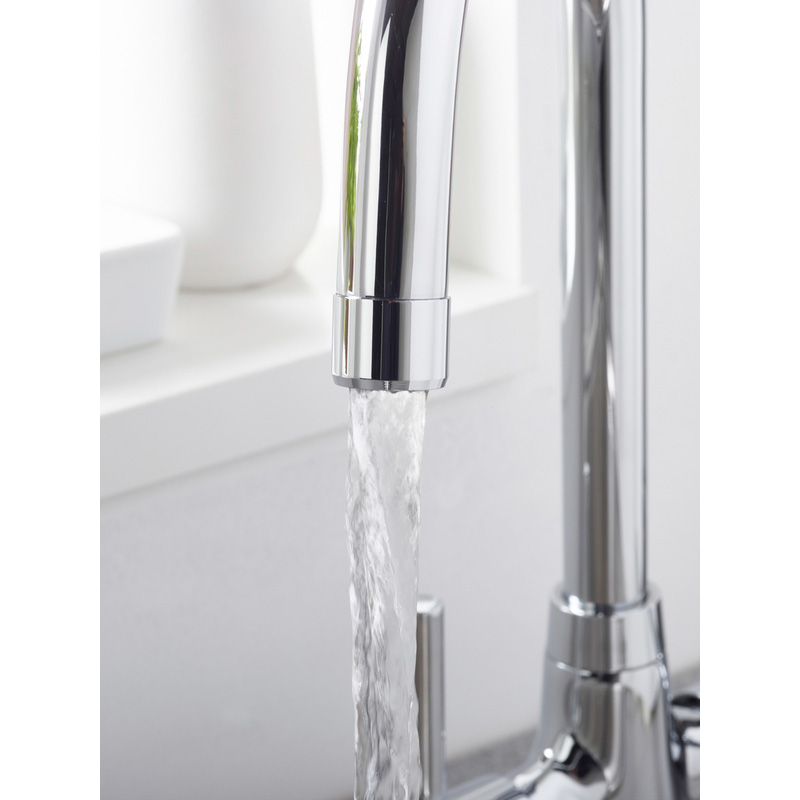 Bristan Monza Easyfit Kitchen Sink Mixer Tap – Brushed Nickel – Swivel Spout – UK Made