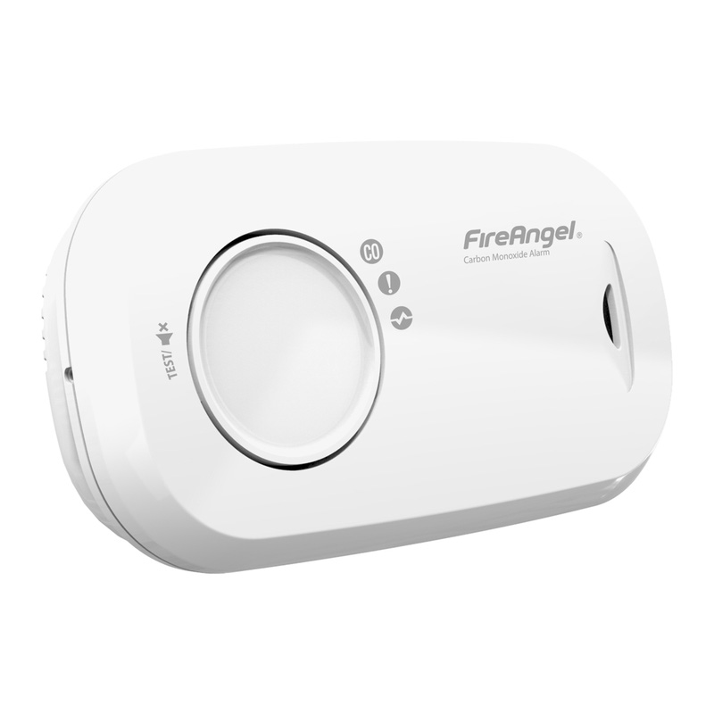 FireAngel 10 Year Carbon Monoxide Alarm - Replaceable Batteries