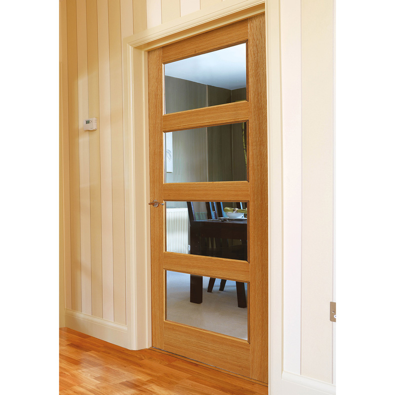 Humber Oak Glazed Internal Door U/F