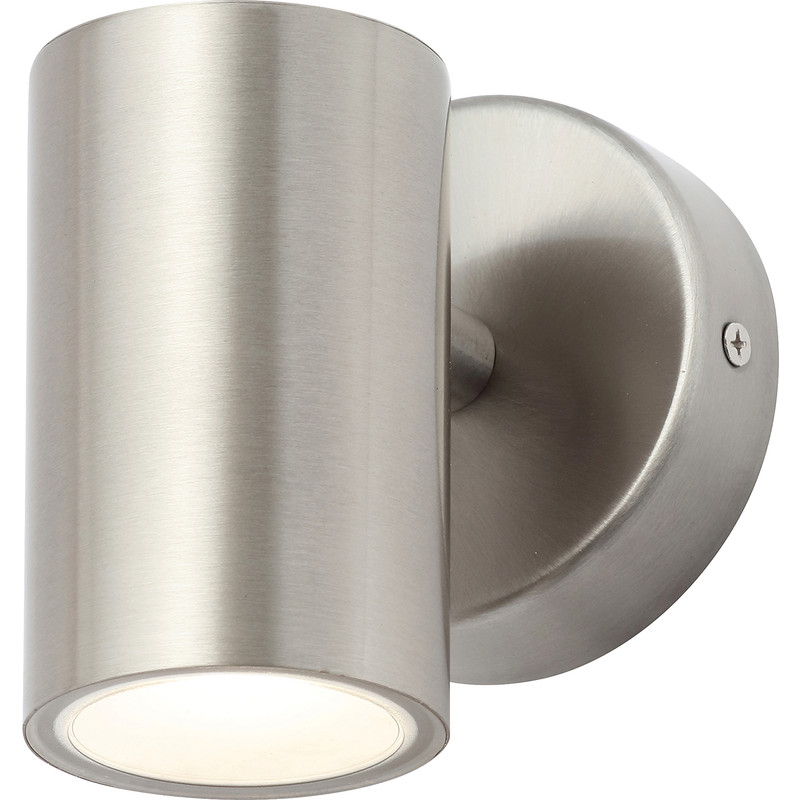 Zinc Leto Integrated LED Stainless Steel Up or Down Light IP44