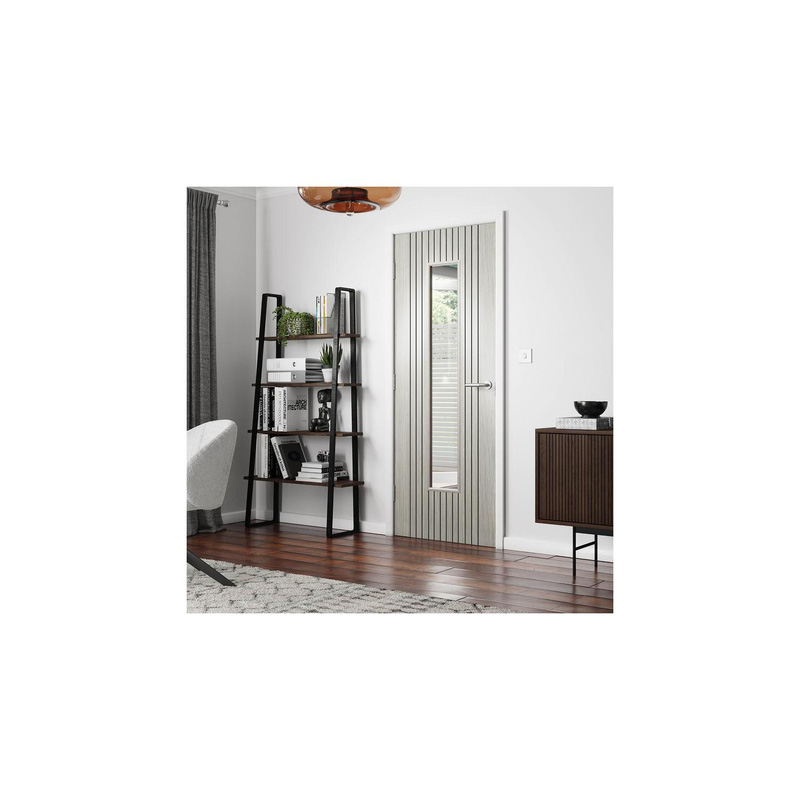 Jb Kind Aria Glazed Internal Door 35 X 1981 X 838Mm In Grey