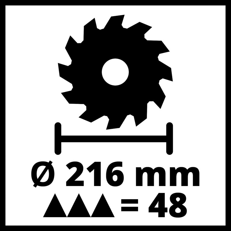 Einhell 216mm Single Bevel Mitre Saw