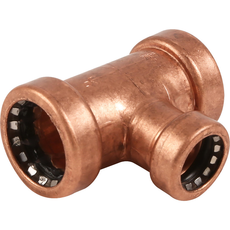 Pack Of 5 Tectite Sprint Push Fit 22mm 15mm Copper Reducing Coupling Yorkshire 