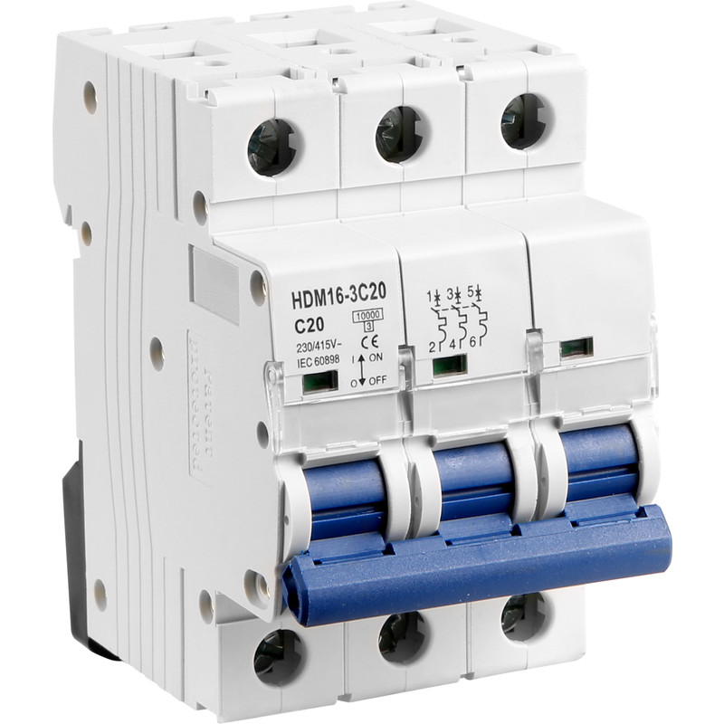 Protek Triple Pole MCB 10kA Type C