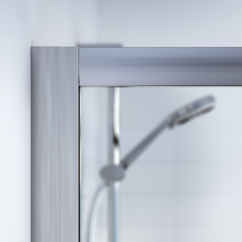 Aqualux Framed 6mm Shower Enclosure Pivot Door Only 800mm Toolstation