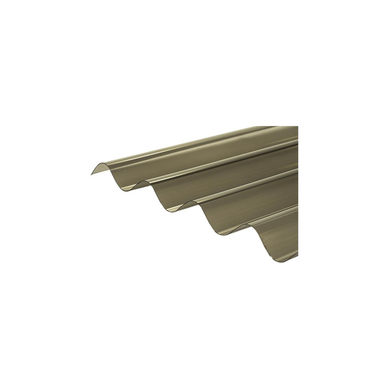 Unbranded PVC Corrugated Sheet 5 pack Bronze 2m x 950mm (5 pack)